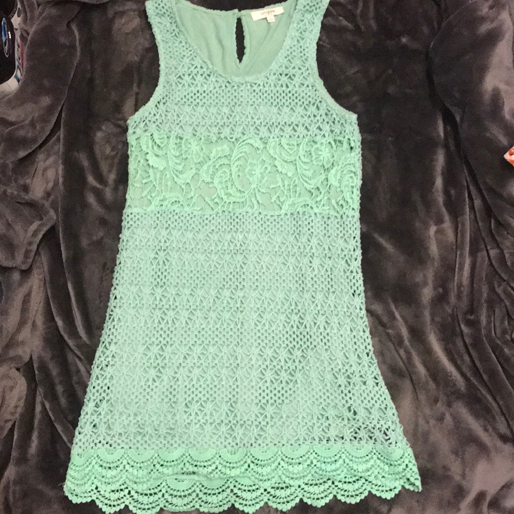 5 for $15 Crochet Mint Dress